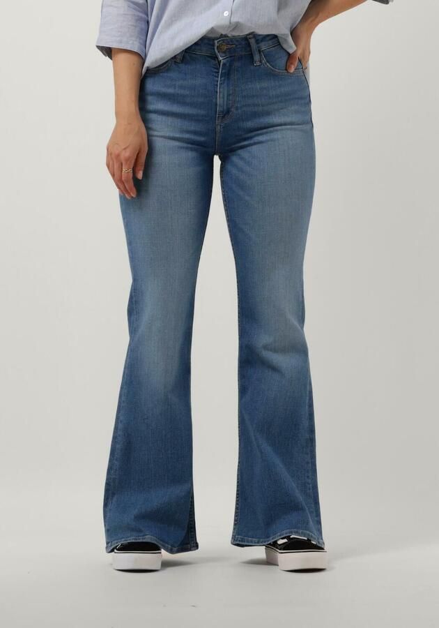 Lee high waist flared jeans Breese light blue denim - Foto 4