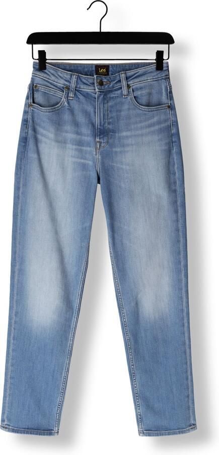 Lee high waist straight leg jeans light blue denim - Foto 3