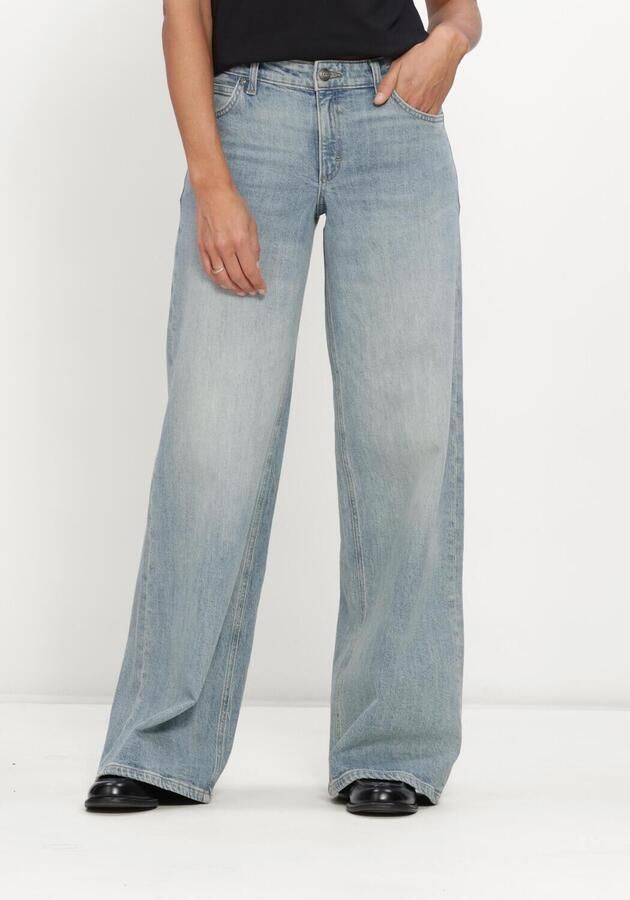 LEE Dames Jeans Pleated Jean Lichtblauw