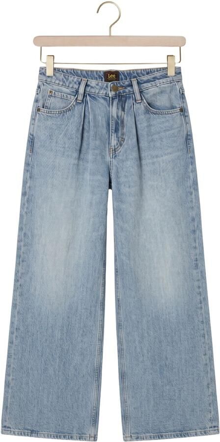 LEE Dames Jeans Pleated Jean Lichtblauw - Foto 4