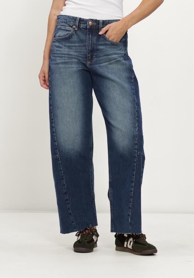 Lee Rider barrel jeans donkerblauw