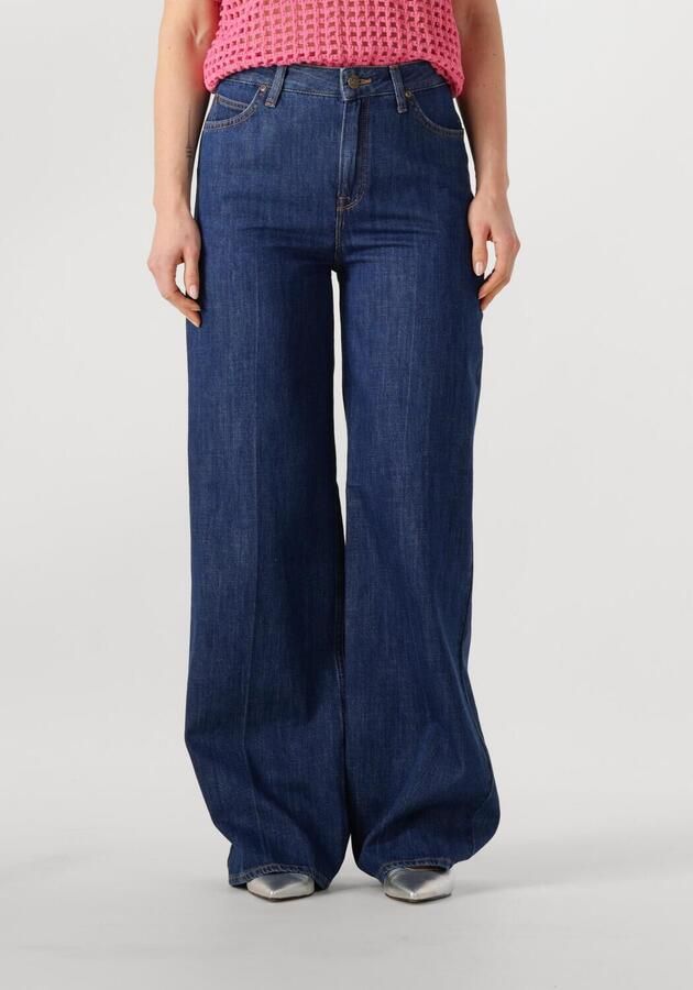 Lee high waist straight leg jeans medium blue denim - Foto 4