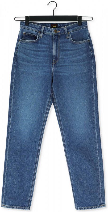 Lichtblauwe Lee Straight Leg Jeans Carol(regular Straight Croppe
