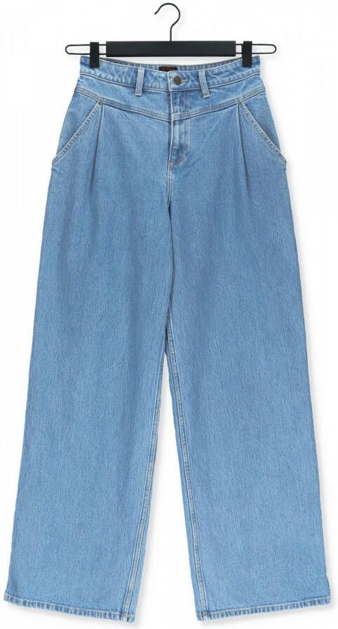 Lichtblauwe Lee Wide Jeans Stella A Line Yoke
