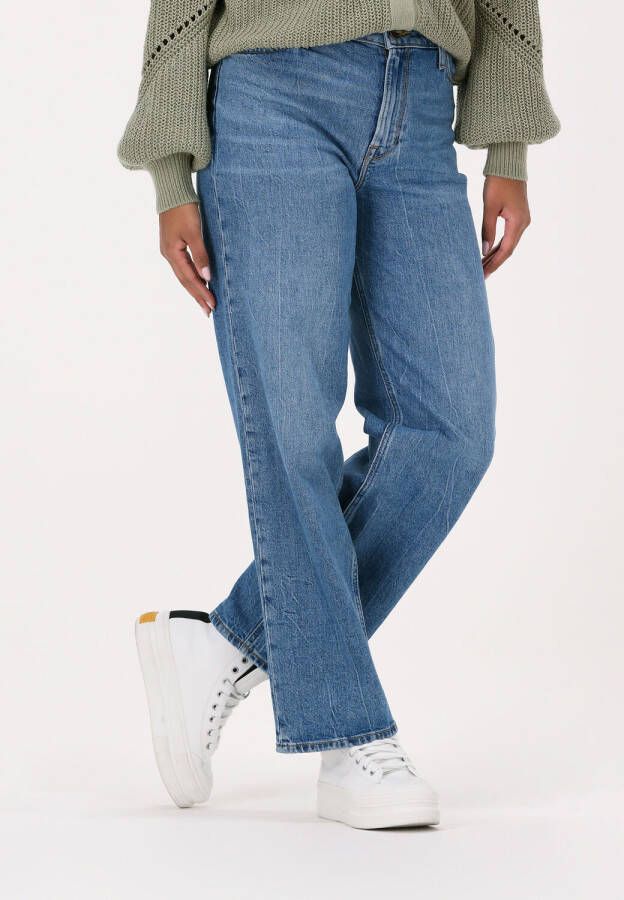Lee Lichtblauwe Wide Jeans Wide Leg Long