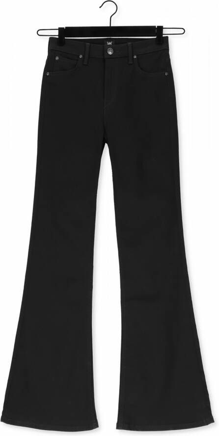 Lee high waist flared jeans Breese black denim