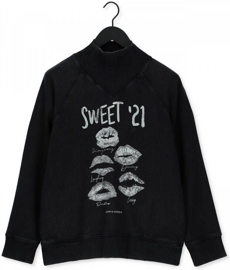Leon & Harper Antraciet Sweater Sozey Jc55 Sweet