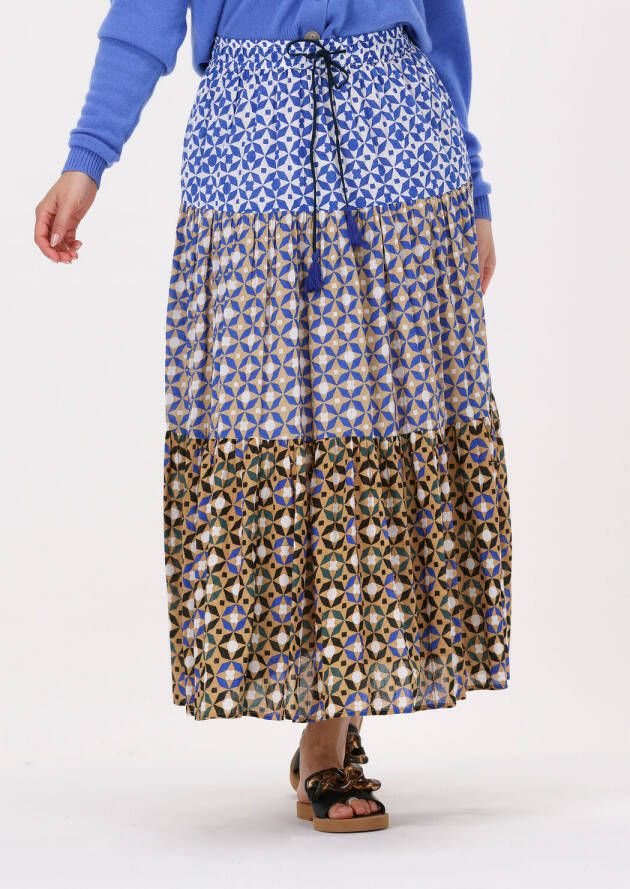Leon & Harper A-Lijn Rok Juicy Tc160 Tile Multicolor Dames