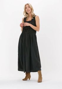 Leon & Harper Grijze Midi Jurk Respect Tc160 Brode