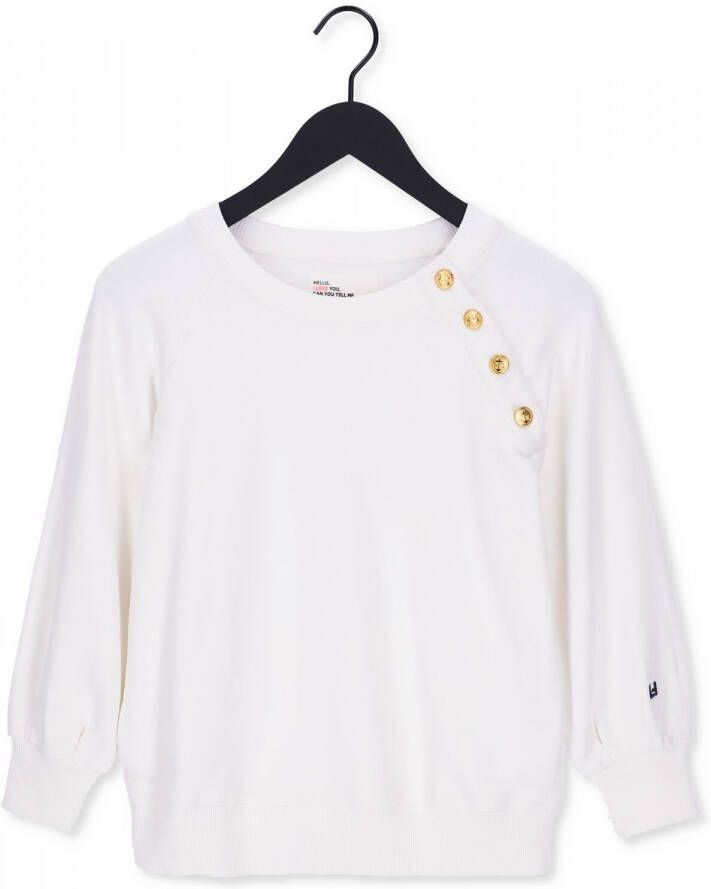 LEON & HARPER Dames Truien & Vesten Sally Jc55 Plain Wit