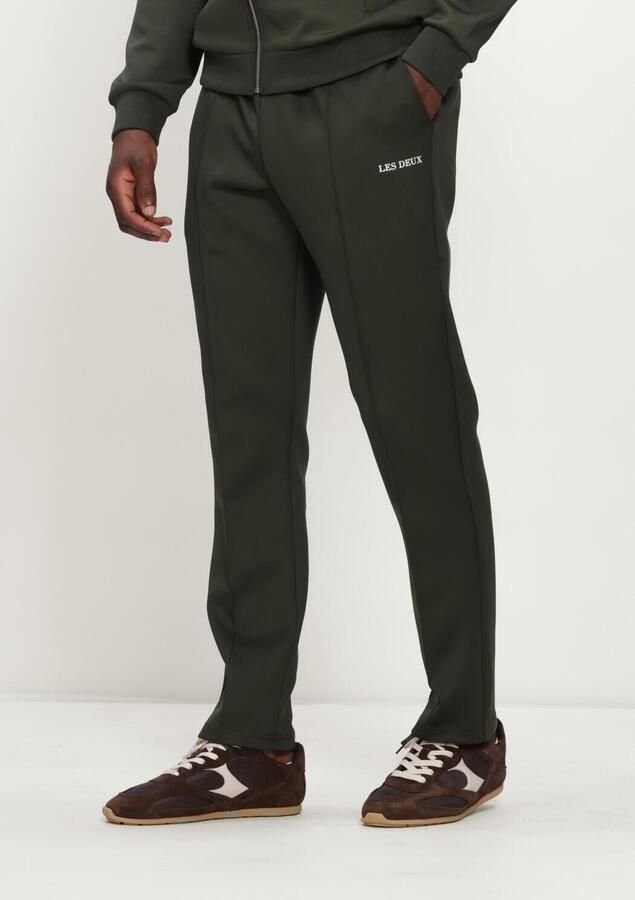 LES DEUX Heren Broeken Ballier Track Pants Donkergroen