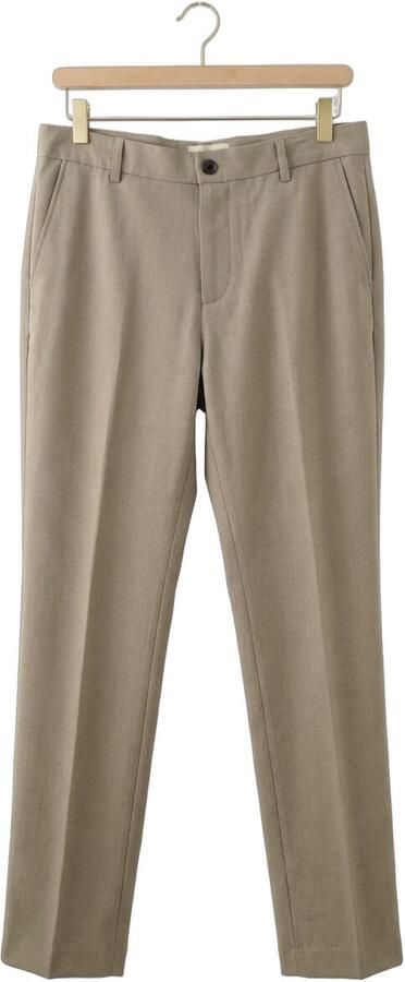 LES DEUX Heren Broeken Como Reg Solid Pants Zand - Foto 4