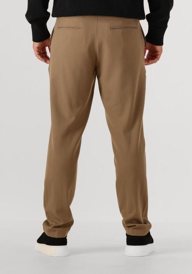 LES DEUX Heren Broeken Como Reg Suit Pants Zand