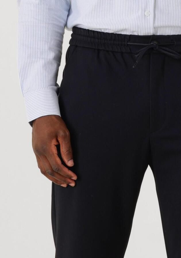 LES DEUX Heren Broeken Como Tapered Drawstring Pants Donkerblauw - Foto 2
