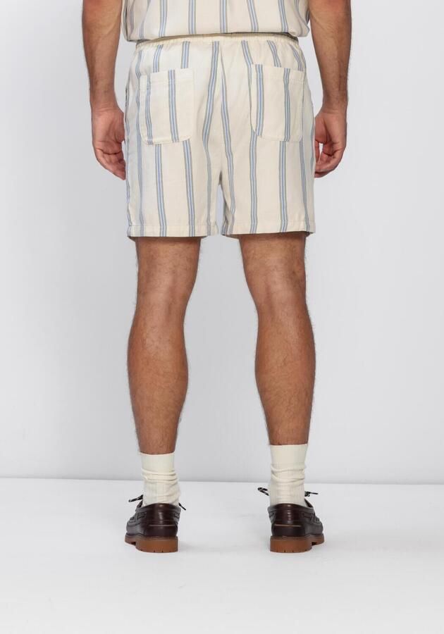 LES DEUX Heren Broeken Lawson Stripe Shorts Ecru - Foto 3