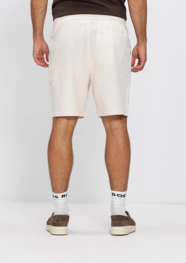 LES DEUX Heren Broeken Otto Linen Shorts Ecru - Foto 3