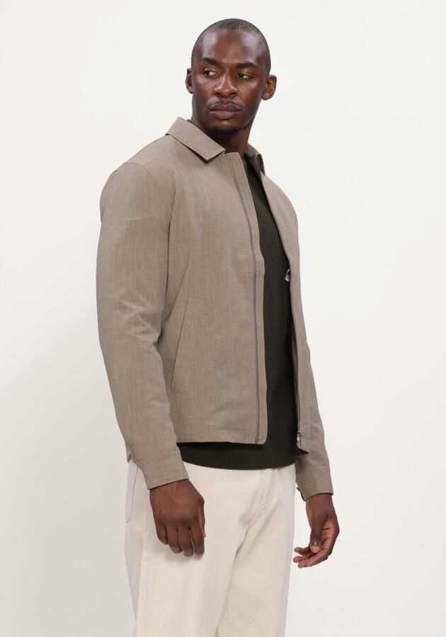 LES DEUX Heren Jassen Como Coach Jacket Beige