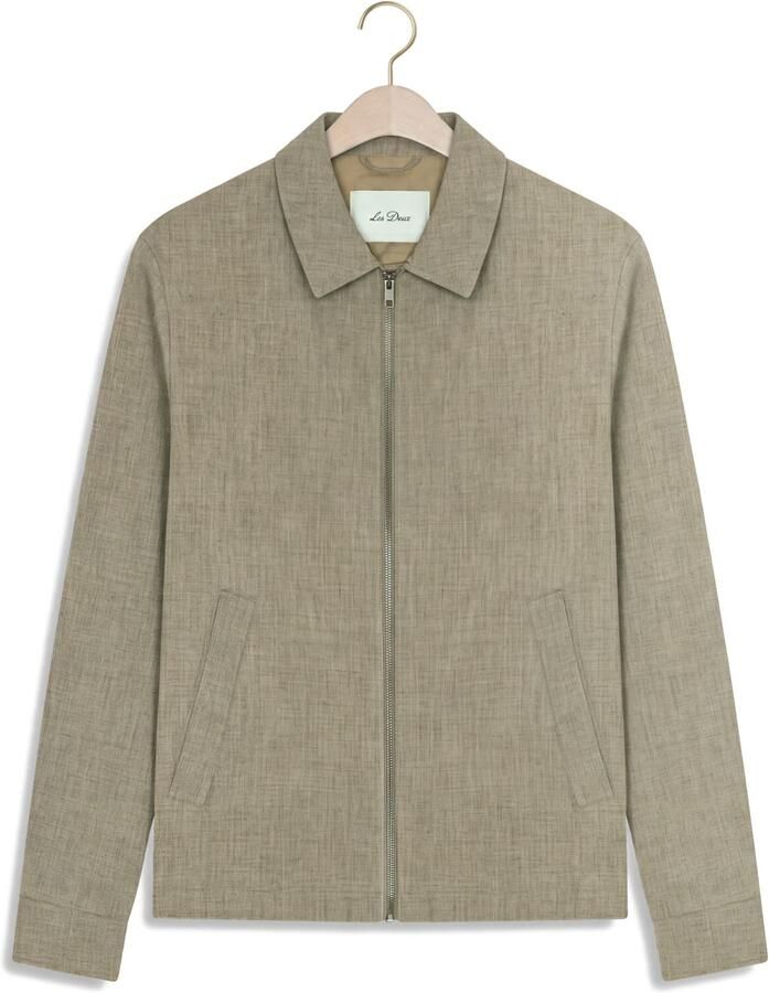 LES DEUX Heren Jassen Como Coach Jacket Beige - Foto 2
