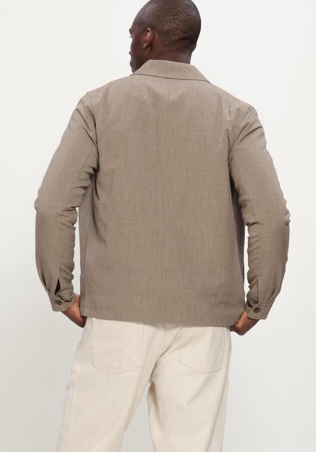 LES DEUX Heren Jassen Como Coach Jacket Beige - Foto 3