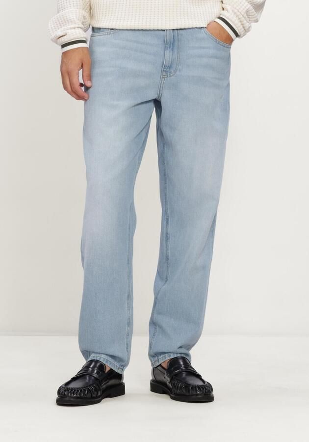 LES DEUX Heren Jeans Ryder Washed Denim Jeans Lichtblauw