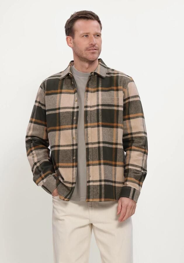 LES DEUX Heren Overhemden Check Flannel Shirt Multi