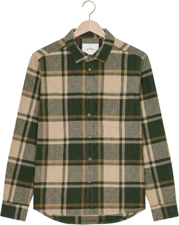 LES DEUX Heren Overhemden Check Flannel Shirt Multi - Foto 2