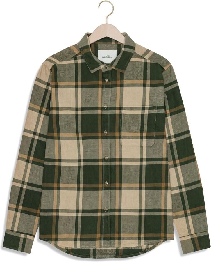 LES DEUX Heren Overhemden Check Flannel Shirt Multi - Foto 2