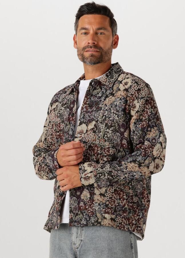 LES DEUX Heren Overshirts Hugh Jacquard Overshirt Multi - Foto 4