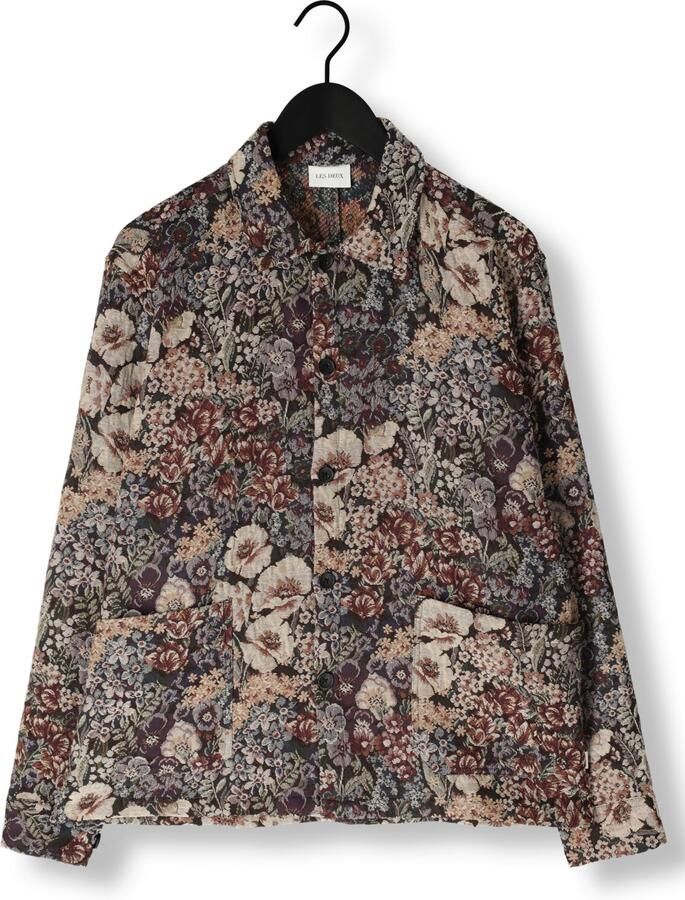 LES DEUX Heren Overshirts Hugh Jacquard Overshirt Multi