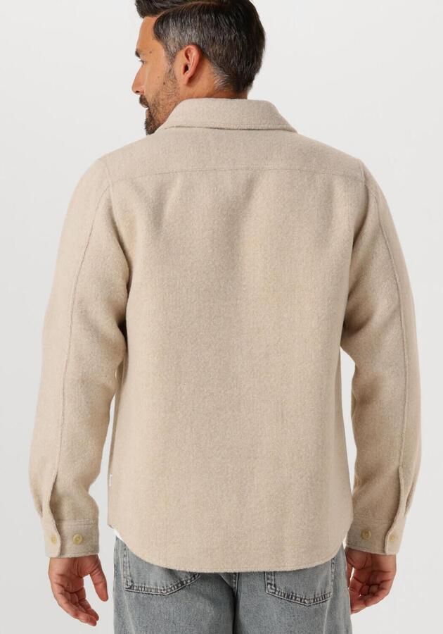 LES DEUX Heren Overshirts Lennon Boucle Overshirt Beige - Foto 3