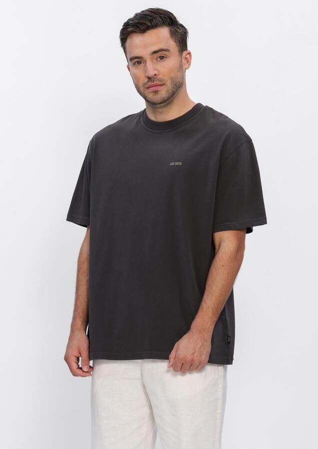LES DEUX Heren Polo's & T-shirts Cole Mini Blake T-shirt Donkergrijs