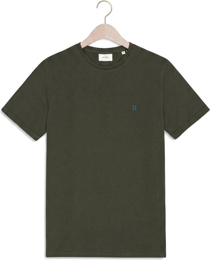 LES DEUX Heren Polo's & T-shirts Core Seasonal T-shirt Khaki - Foto 2