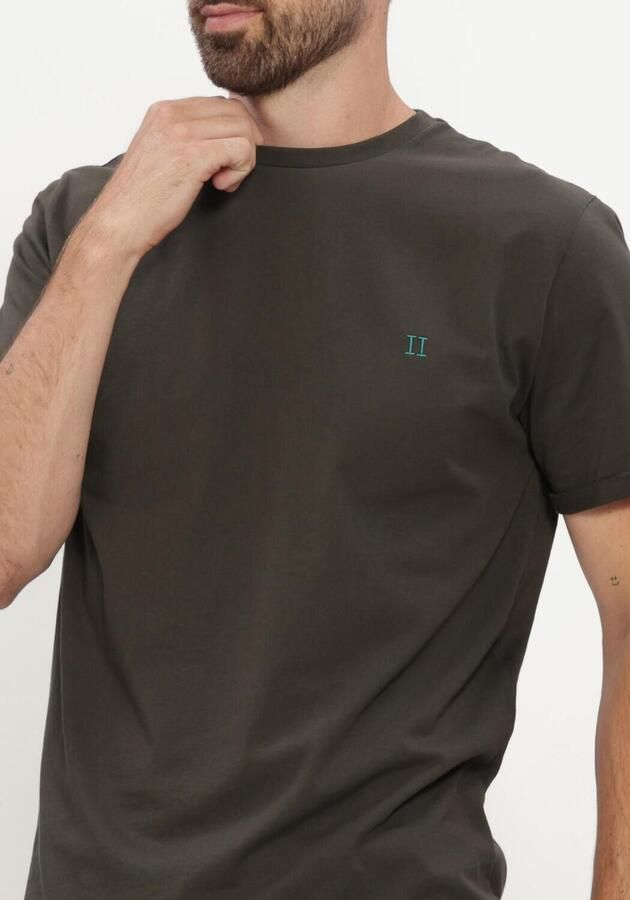LES DEUX Heren Polo's & T-shirts Core Seasonal T-shirt Khaki - Foto 4