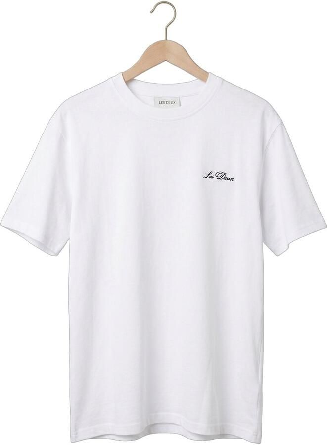 LES DEUX Heren Polo's & T-shirts Crew T-shirt Wit - Foto 2