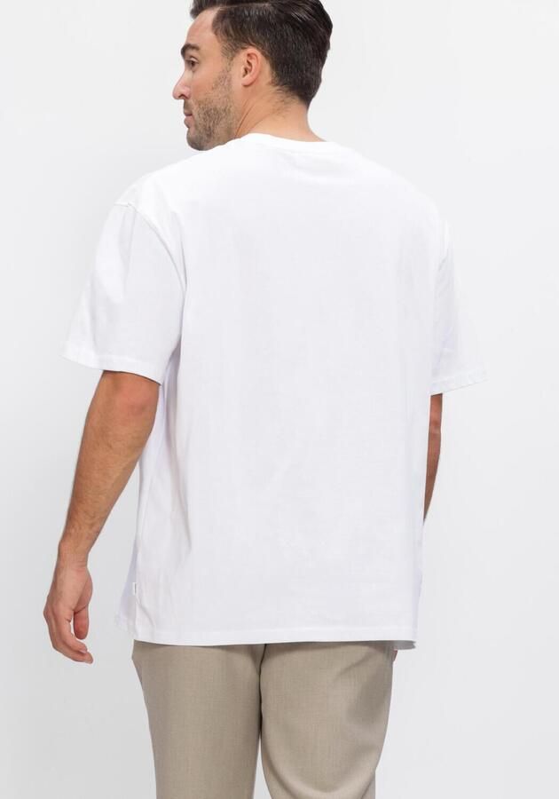 LES DEUX Heren Polo's & T-shirts Crew T-shirt Wit - Foto 3