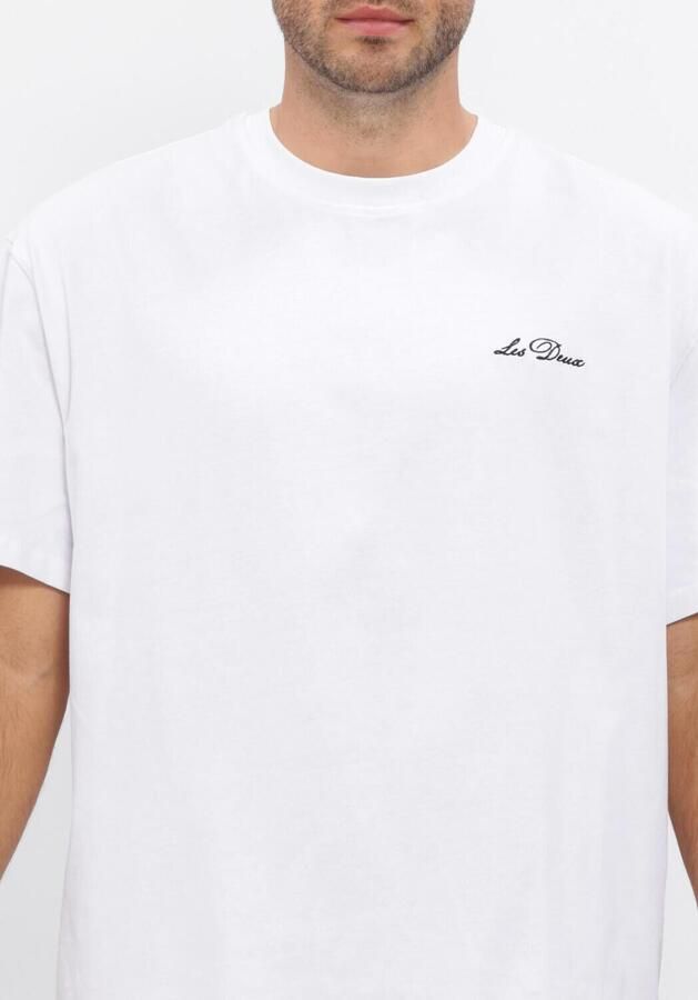 LES DEUX Heren Polo's & T-shirts Crew T-shirt Wit - Foto 4