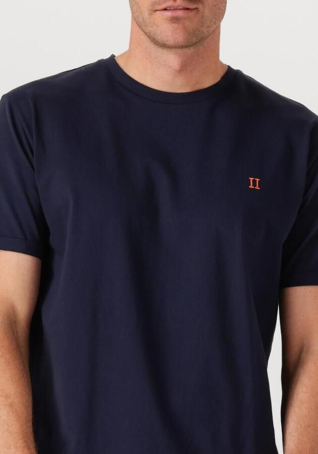 LES DEUX Heren Polo's & T-shirts Norregaard T-shirt Donkerblauw - Foto 3