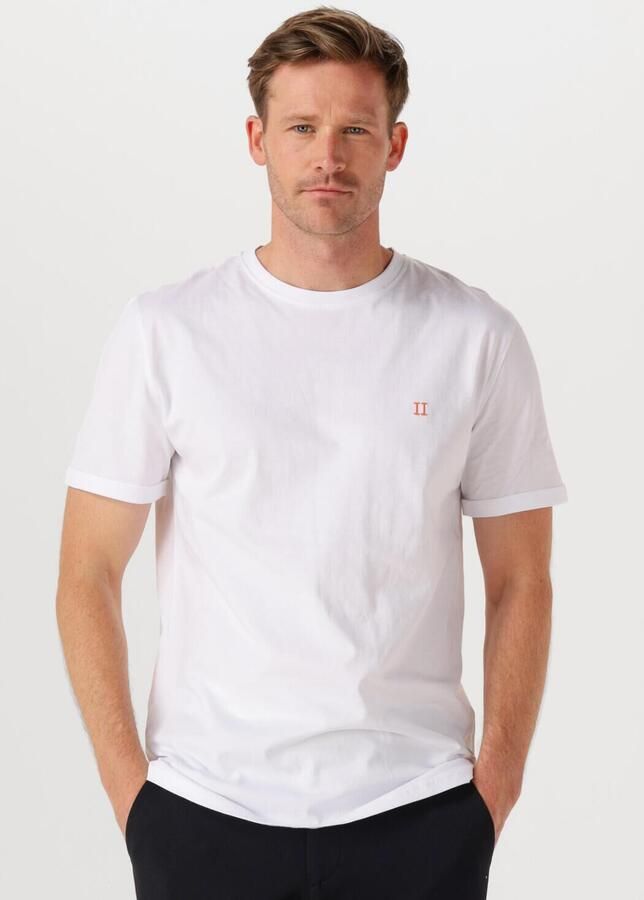 LES DEUX Heren Polo's & T-shirts Norregaard T-shirt Wit - Foto 4