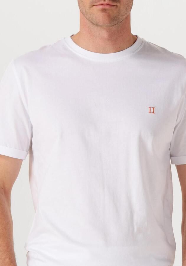 LES DEUX Heren Polo's & T-shirts Norregaard T-shirt Wit
