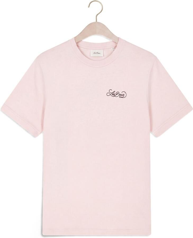 LES DEUX Heren Polo's & T-shirts Orchard T-shirt Lichtroze - Foto 2