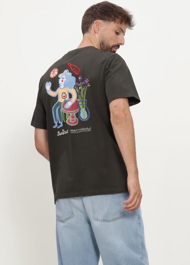 LES DEUX Heren Polo's & T-shirts Rural T-shirt Donkergroen
