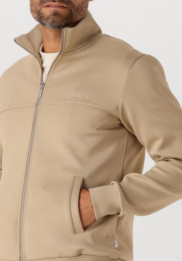 LES DEUX Heren Truien & Vesten Ballier Track Jacket Beige