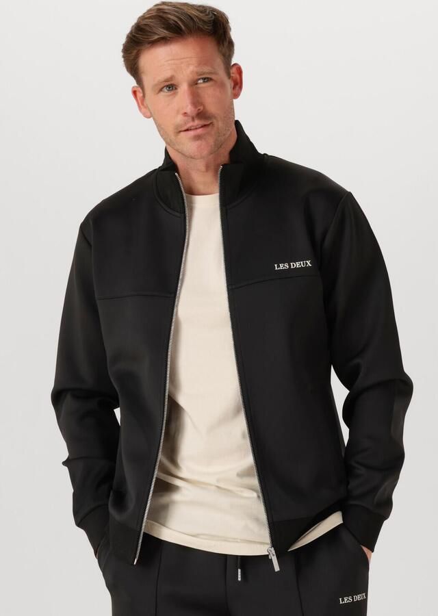 LES DEUX Heren Truien & Vesten Ballier Track Jacket Zwart - Foto 4