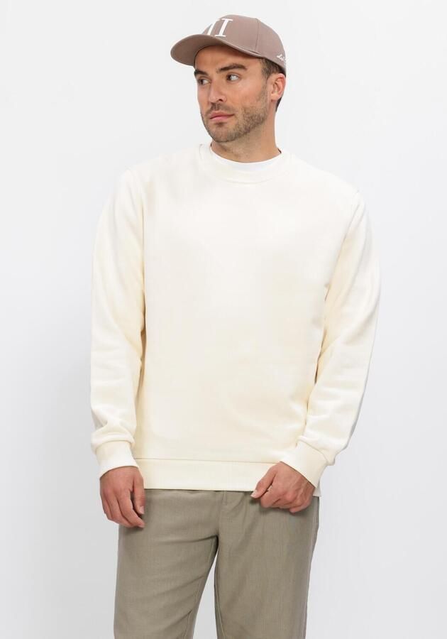 LES DEUX Heren Truien & Vesten Ben Artist Sweatshirt Gebroken Wit