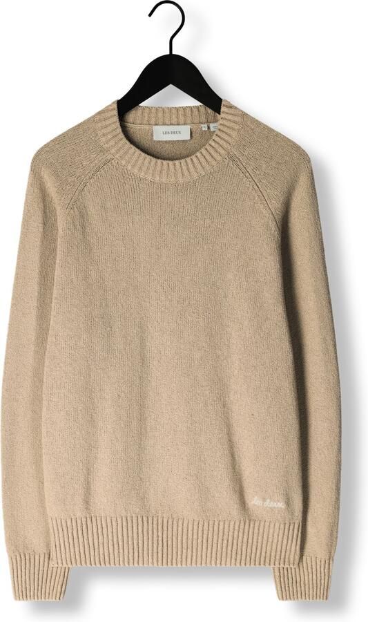 LES DEUX Heren Truien & Vesten Brad Roundneck Knit Zand - Foto 3