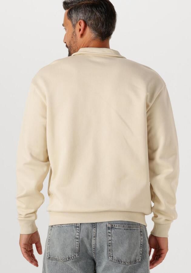 LES DEUX Heren Truien & Vesten Crew Half-zip Sweatshirt Beige