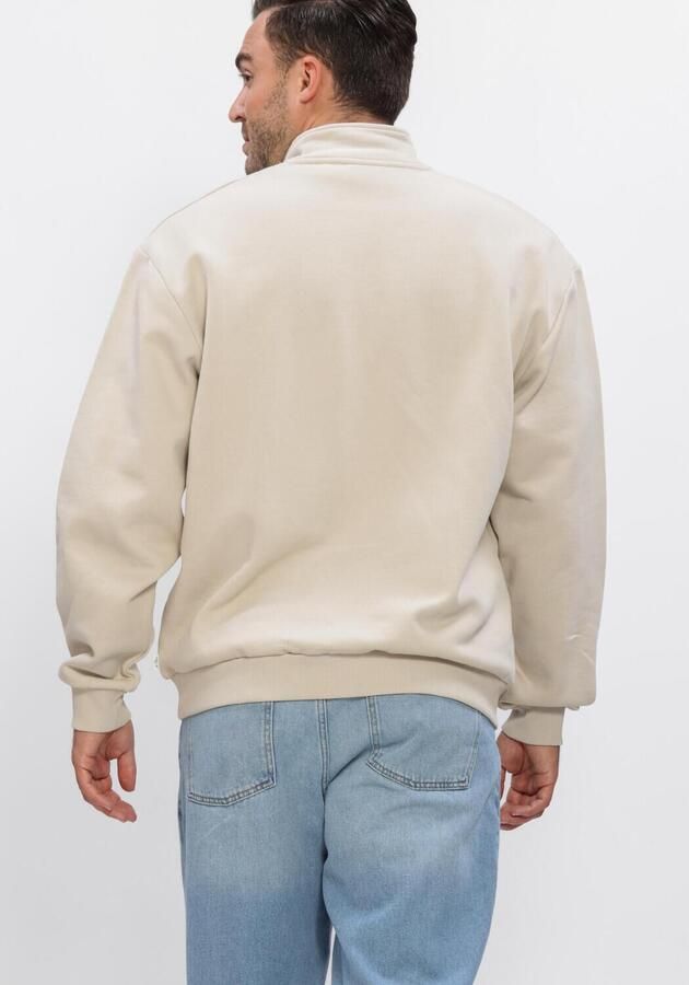LES DEUX Heren Truien & Vesten Crew Half-zip Sweatshirt Zand - Foto 3