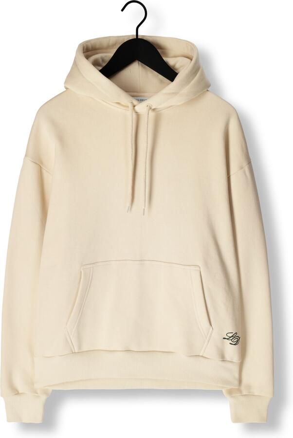 LES DEUX Heren Truien & Vesten Danton Hoodie Ecru - Foto 3