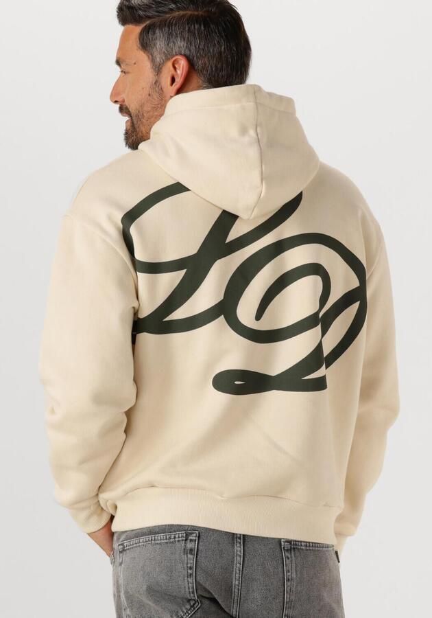 LES DEUX Heren Truien & Vesten Danton Hoodie Ecru