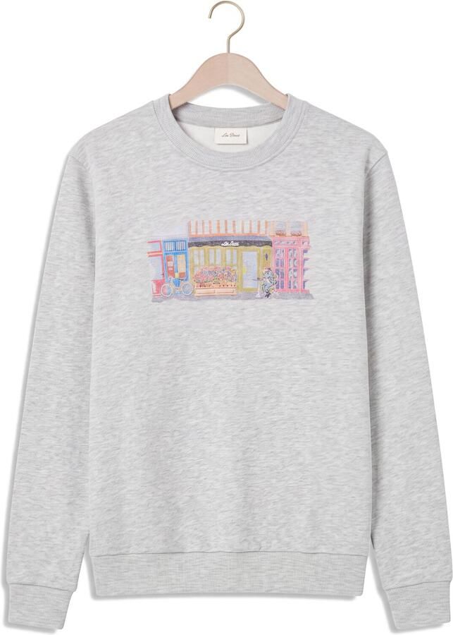 LES DEUX Heren Truien & Vesten Market Sweatshirt Lichtgrijs - Foto 2